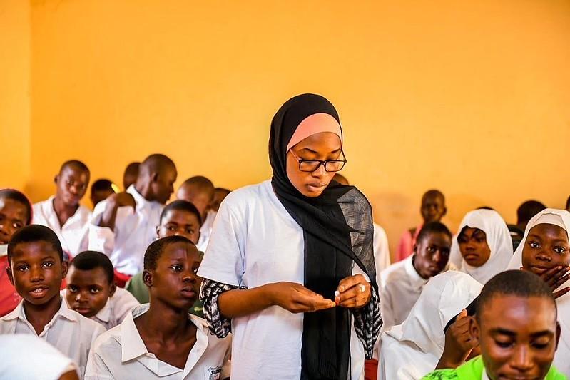 School visit during 16 Days of Activism