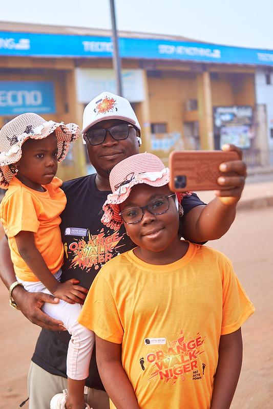 Orange Walk Niger shirts and campaign